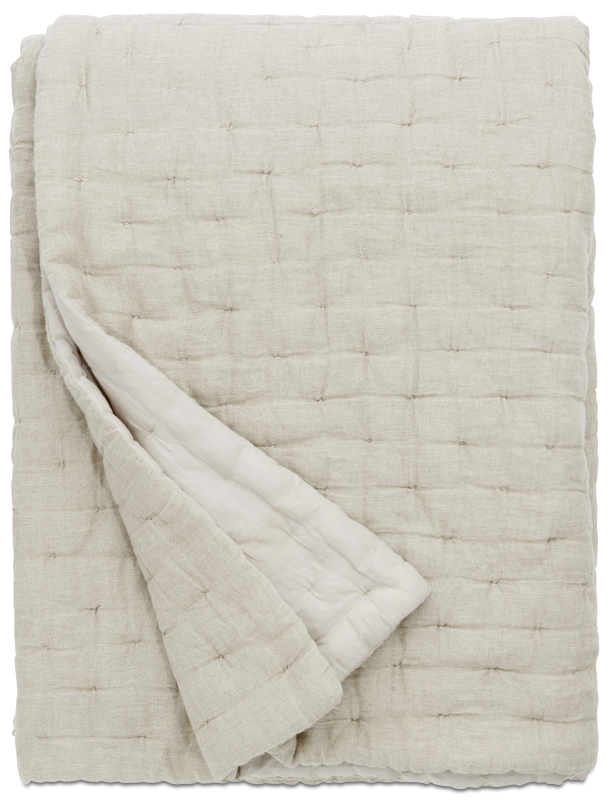 REMS bedspread, beige fabric