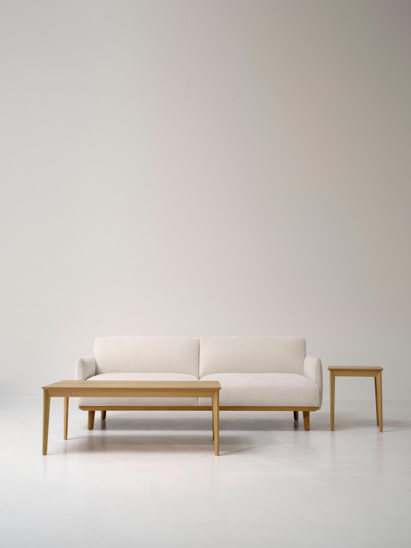 Aarhus side table, brown wood