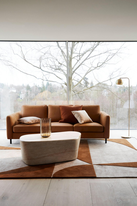 Terracina coffee table, beige concrete