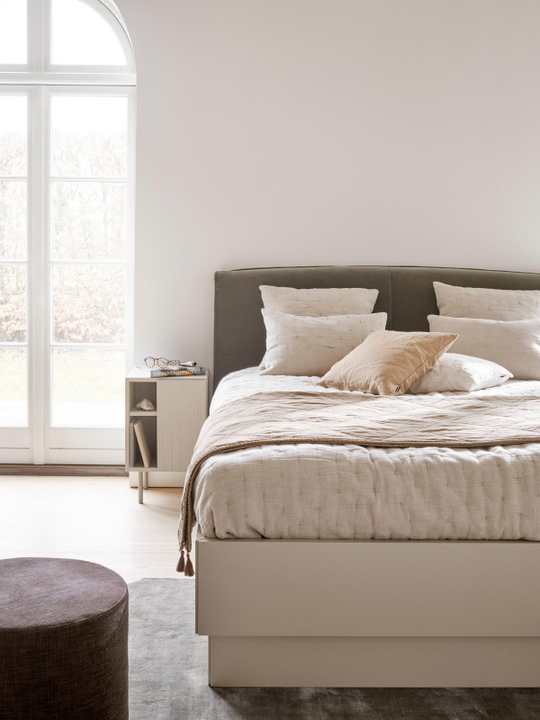 REMS cushion, beige fabric