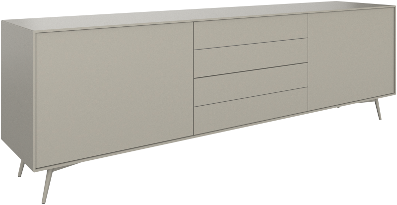 Fermo sideboard, light grey wood