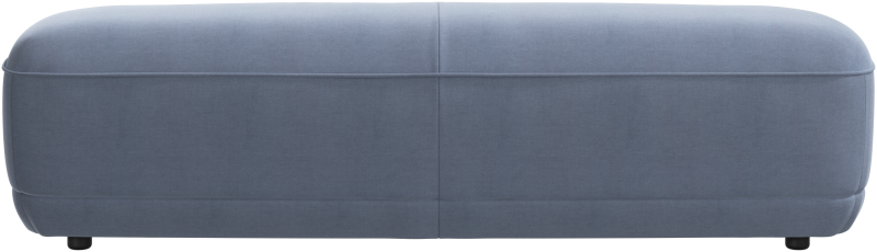Bolzano bench, blue fabric
